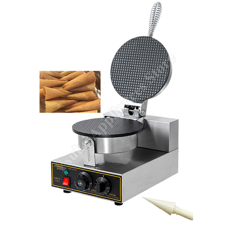Waffle Maker Commercial - Macchina Commerciale per Coni Gelato Croccanti,