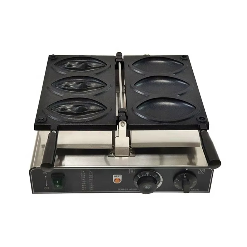 Waffle Maker Commercial - Snack commerciale Baker 3 pezzi Macchina