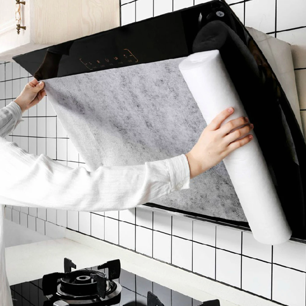 Commercial Kitchen Oil Filter - 5/10M Carta da filtro Olio-assorbente Cucina