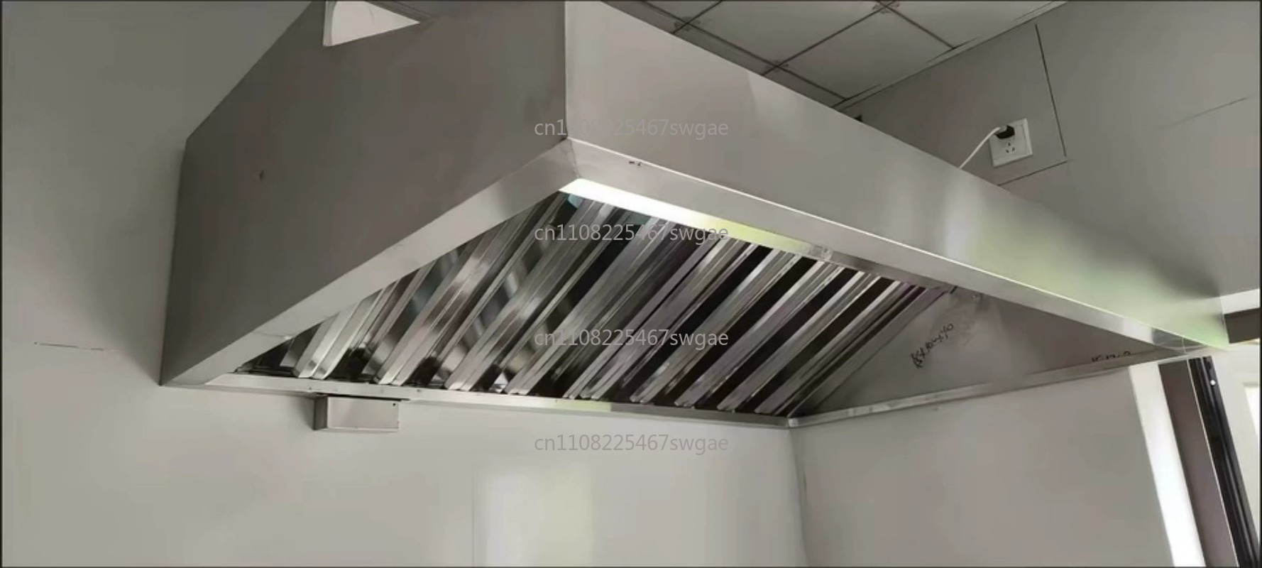 Commercial Kitchen Range Hood - Cappa Aspirante Commerciale in Acciaio Inox