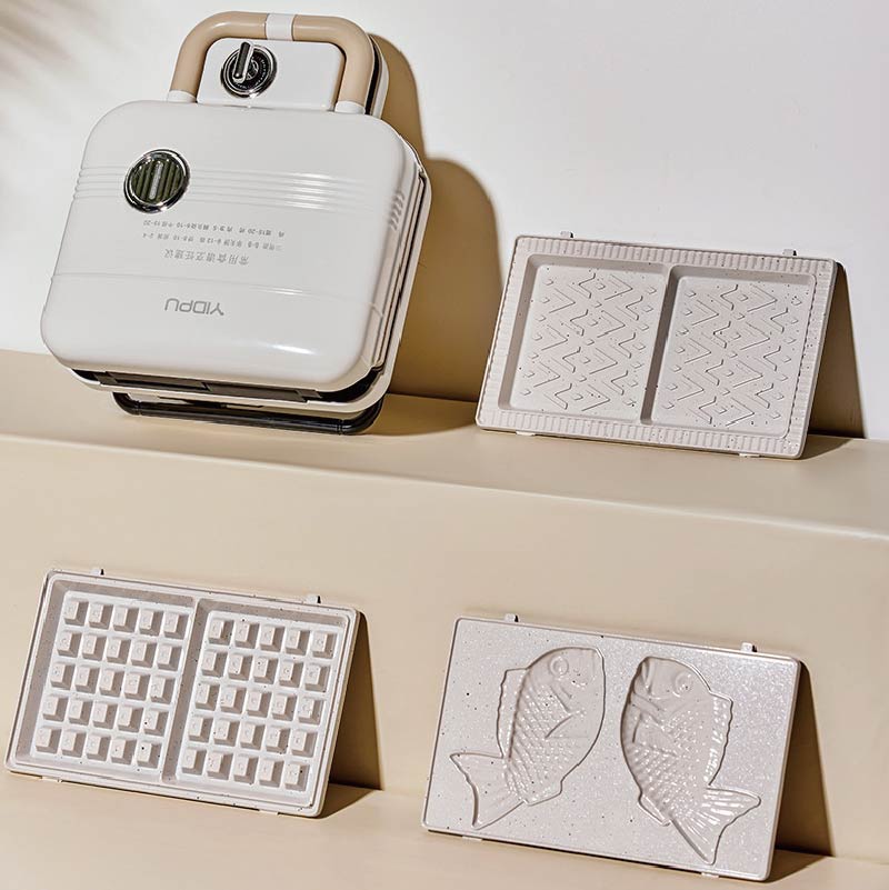 Waffle Maker Commercial - Macchina per panini elettrica da 750W