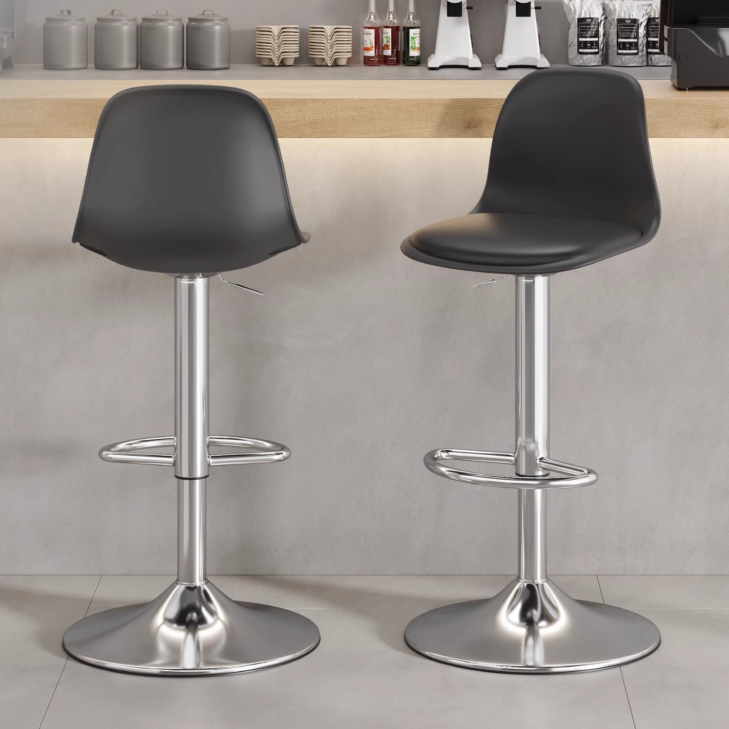 Commercial Kitchen Interior - Elegante e moderno sedia da bar