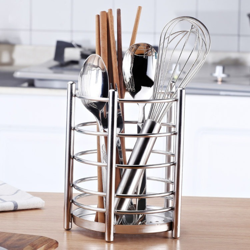 Commercial Kitchen Utensil Storage - Porta Bacchette Rinforzato e Drenante, Organizzatore
