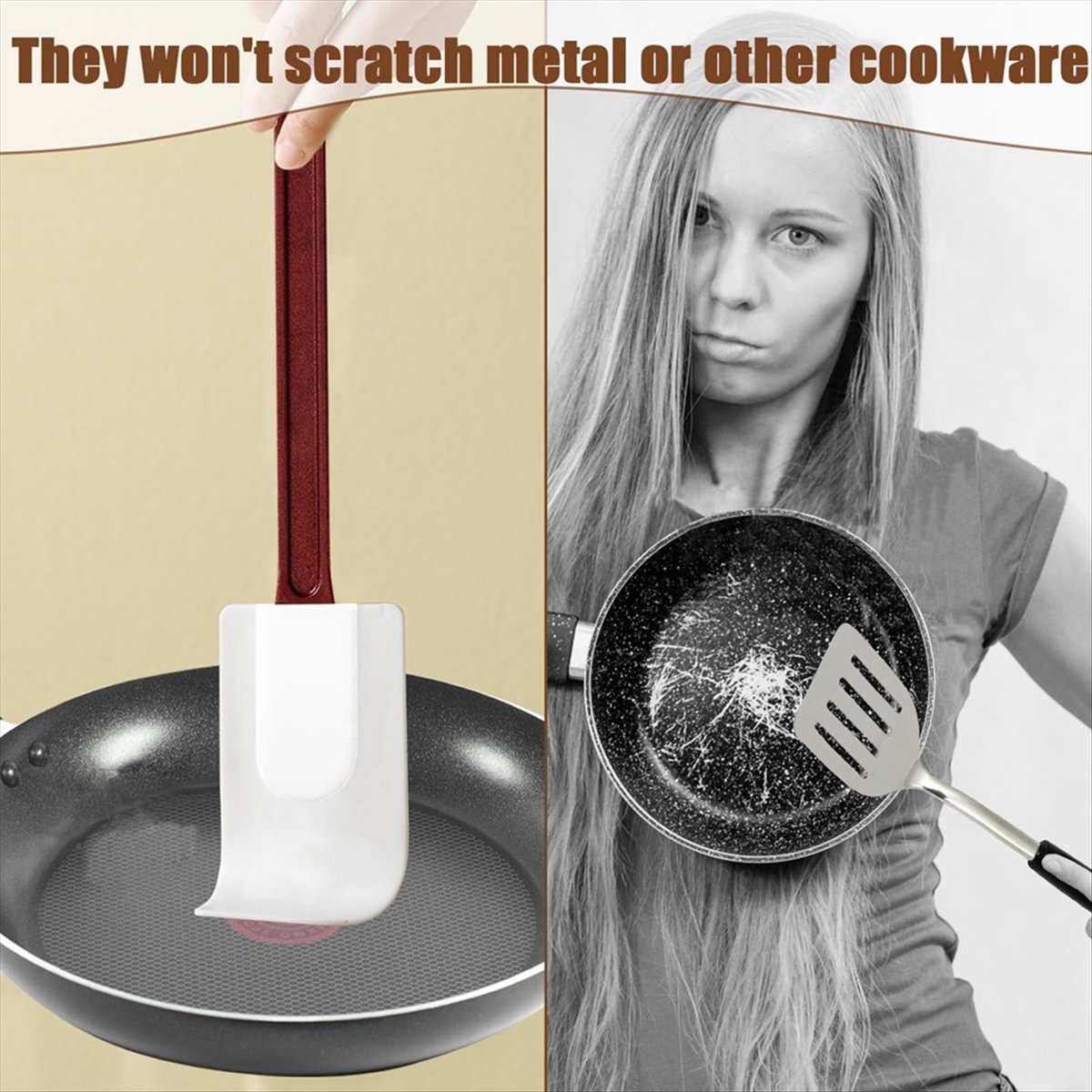 Commercial Kitchen Use - * Spatola e cucchiaio per carichi