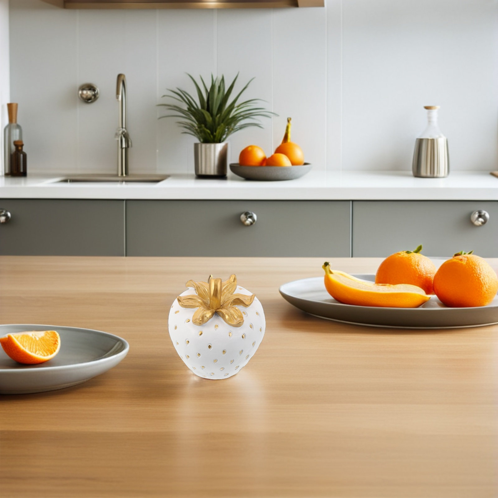 Commercial Kitchen Interior - Vivaci e Realistici Oggetti Decorativi a