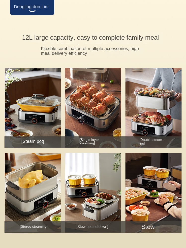 Donlim DL-1005 macchina multif - Commercial Kitchen Steamer recensione e prezzo