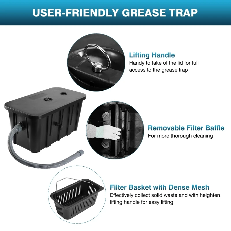 Separatore Commerciale Olio-Ac - Commercial Kitchen Grease Trap recensione e prezzo