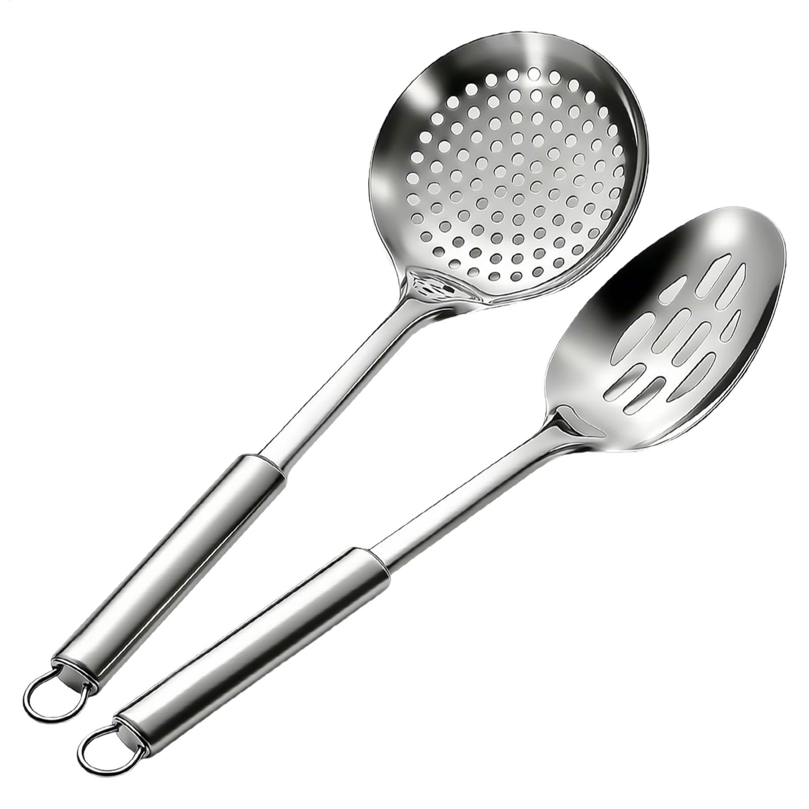 Set di 2 Colanders in Acciaio  - Commercial Kitchen Oil Filter recensione e prezzo