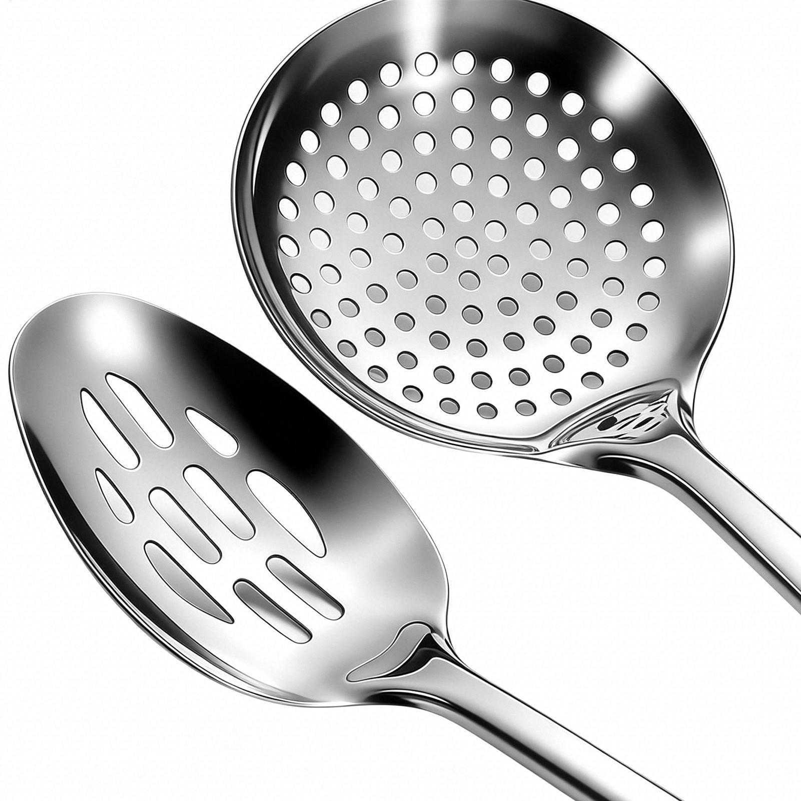 Set di 2 Colanders in Acciaio  - Commercial Kitchen Oil Filter recensione e prezzo